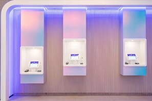 Check-in/check-out kiosk
