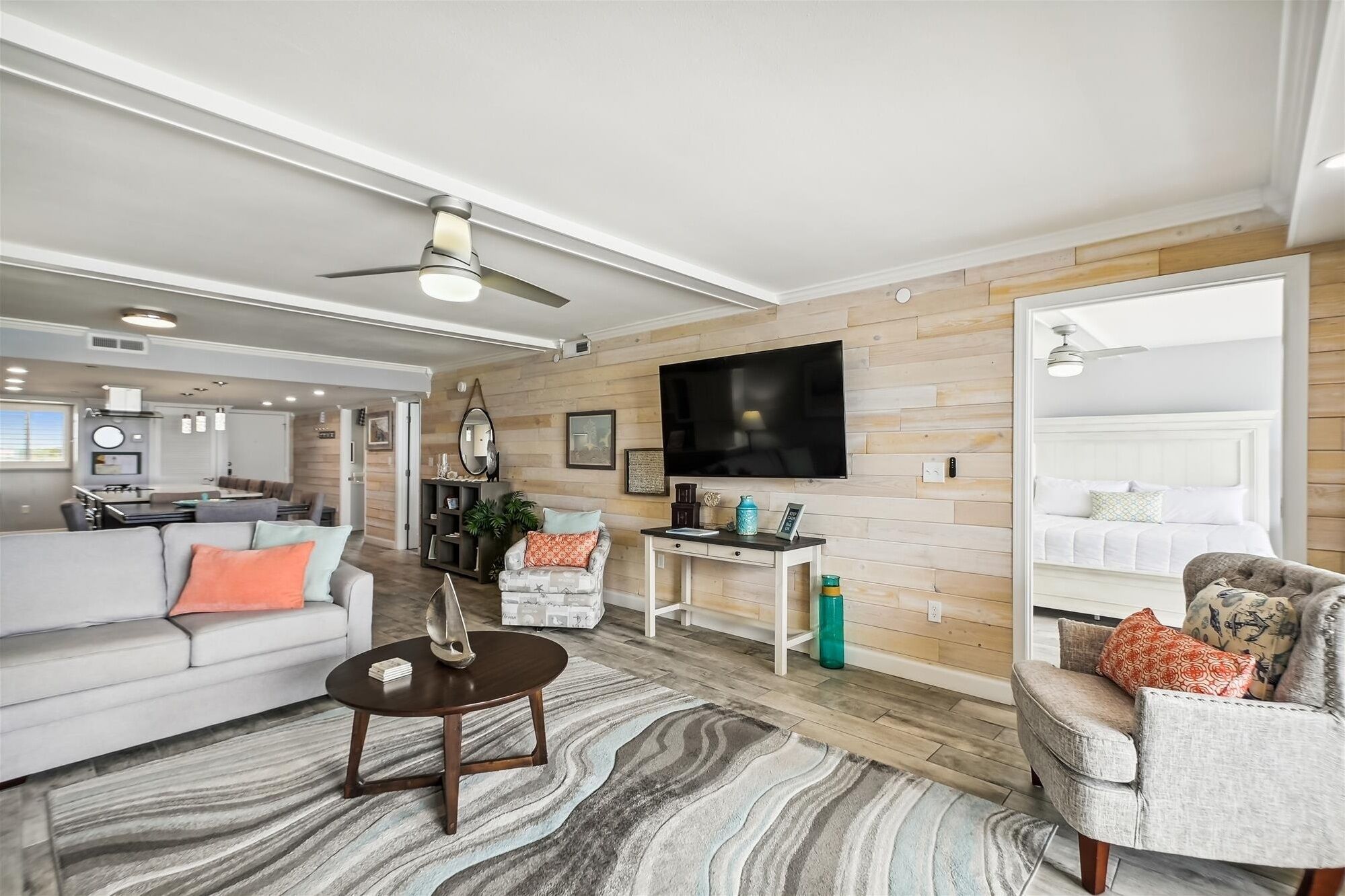 Appart'hôtel, 2 chambres | Coin séjour