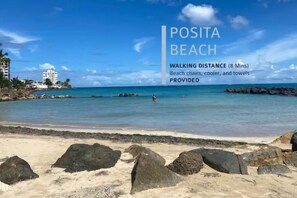 Beach nearby, beach towels