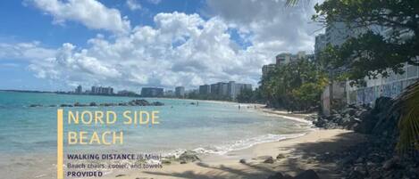 Plage à proximité, serviettes de plage