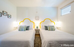 2 bedrooms, iron/ironing board, travel crib, free WiFi