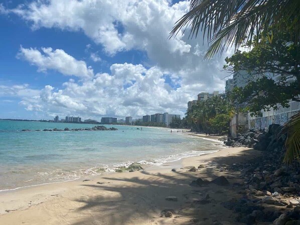 Beach nearby, beach towels