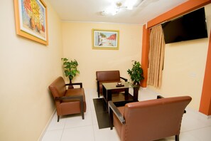 Sala de estar en el lobby