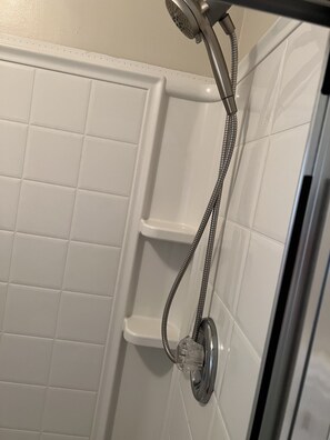 Shower, hair dryer, towels, soap - Black Diamond ATV Lodge - Welch WV. (Welch)