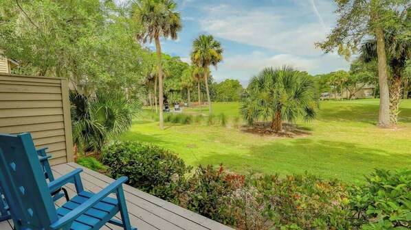 Terrace/patio - Beautiful Villa! Beach, Golf, Tennis Hilton Head (Hilton Head Island)