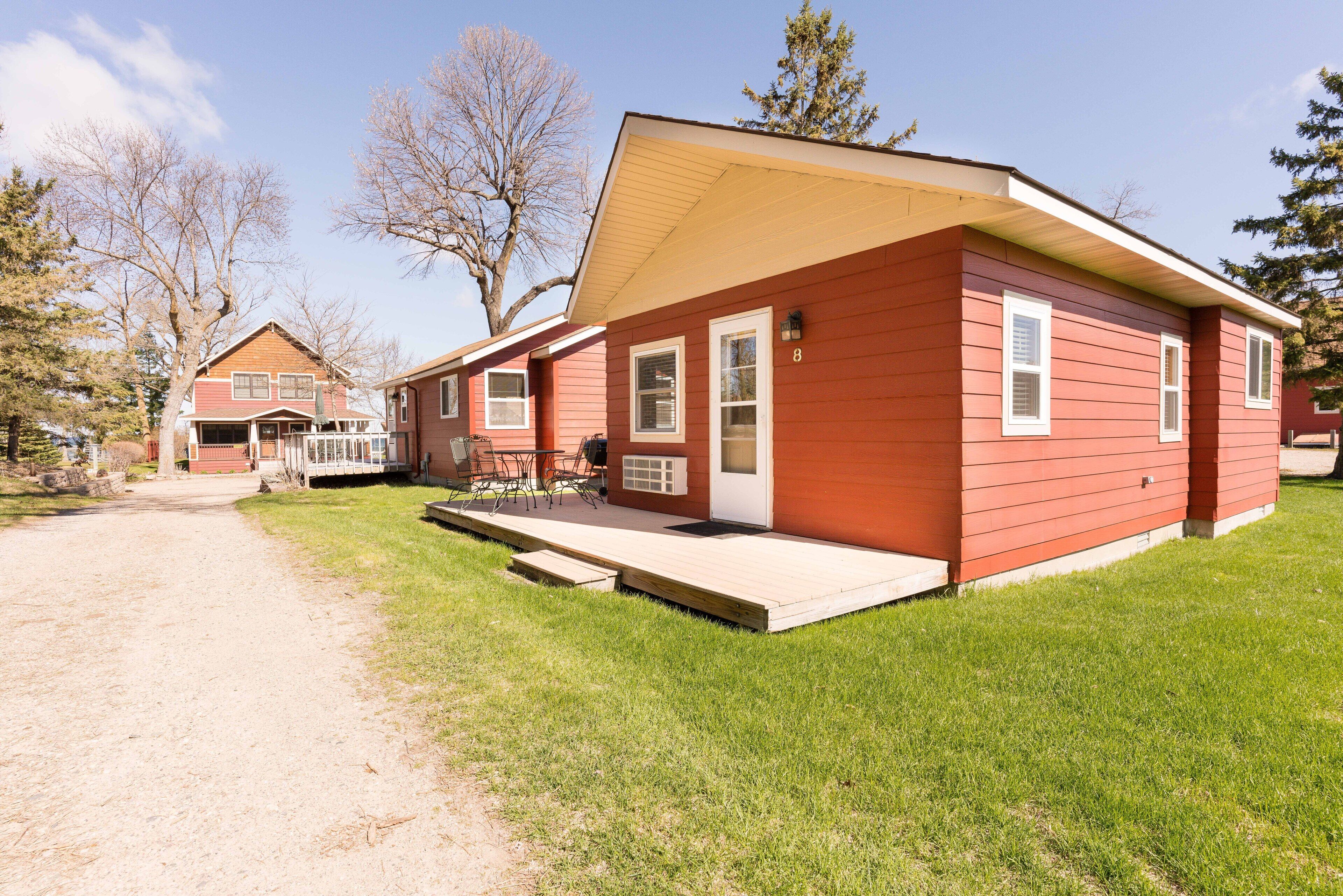 Resort Living on 175ft of Sandy Beach on Ottertail Lake, MN.- Cabin #8