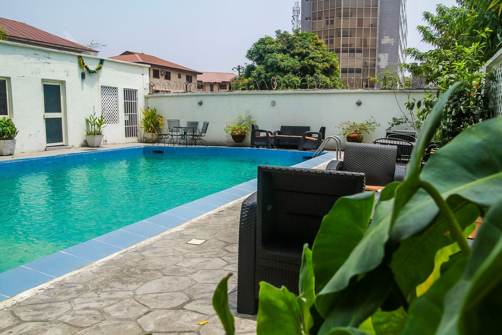 Alberca al aire libre 