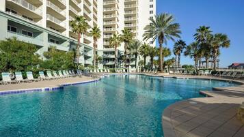 Indoor pool, a heated pool