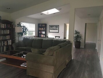 Living room / dining room view from front door