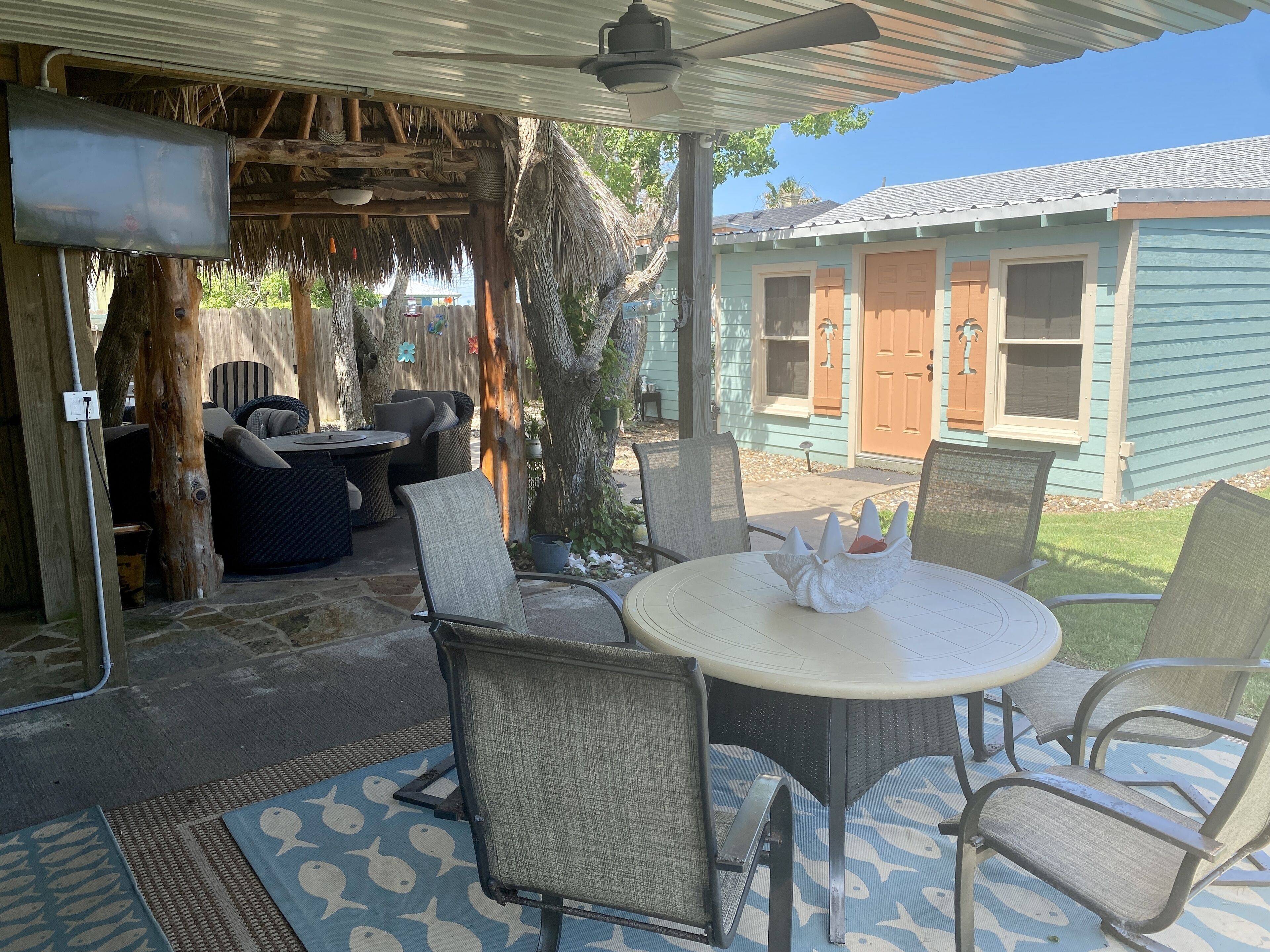 Paradise under the Palapas at Casa Coral Beach House in Rockport!