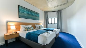 Two Bedrooms Suite | 2 bedrooms, in-room safe, desk, laptop workspace