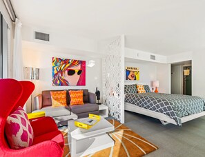 Superior Room, 1 King Bed, Accessible | Premium bedding, pillow-top beds, individually decorated - The Twist Palm Springs (Palm Springs)