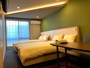 1 室のベッドルーム、デスク、アイロン / アイロン台、WiFi (無料)