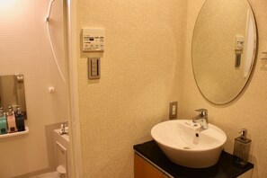 Haartrockner, Handtücher, Seife, Shampoo