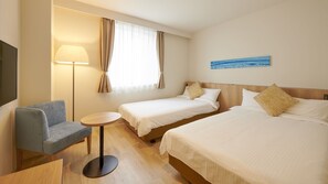 Casual Twin Room, Non Smoking | In-room safe, desk, iron/ironing board, free WiFi - Hotel SeaBreeze Coral (Miyakojima)
