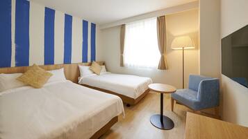 Casual Twin Room, Non Smoking | In-room safe, desk, iron/ironing board, free WiFi