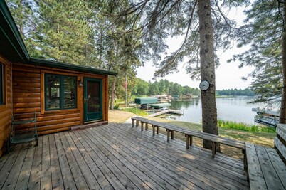 Crosslake Family Lake Retreat + Guest Cabin - Sleeps 13 - Dock - Minutes to Town