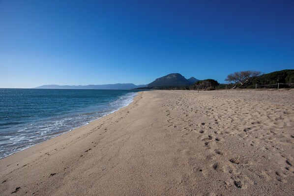 Una spiaggia nelle vicinanze