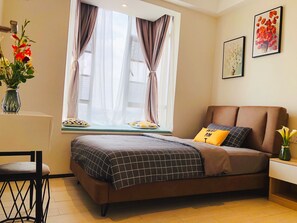 Superior-Apartment, 3 Schlafzimmer | Italienische Bettbezüge von Frette, hochwertige Bettwaren