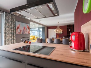 Interior - Luxury apartment 122 m² directly on the water with boat - Luxus FeWO direkt am See mit (Krakow am See)