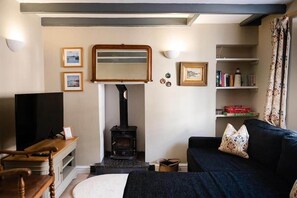 TV, fireplace, offices