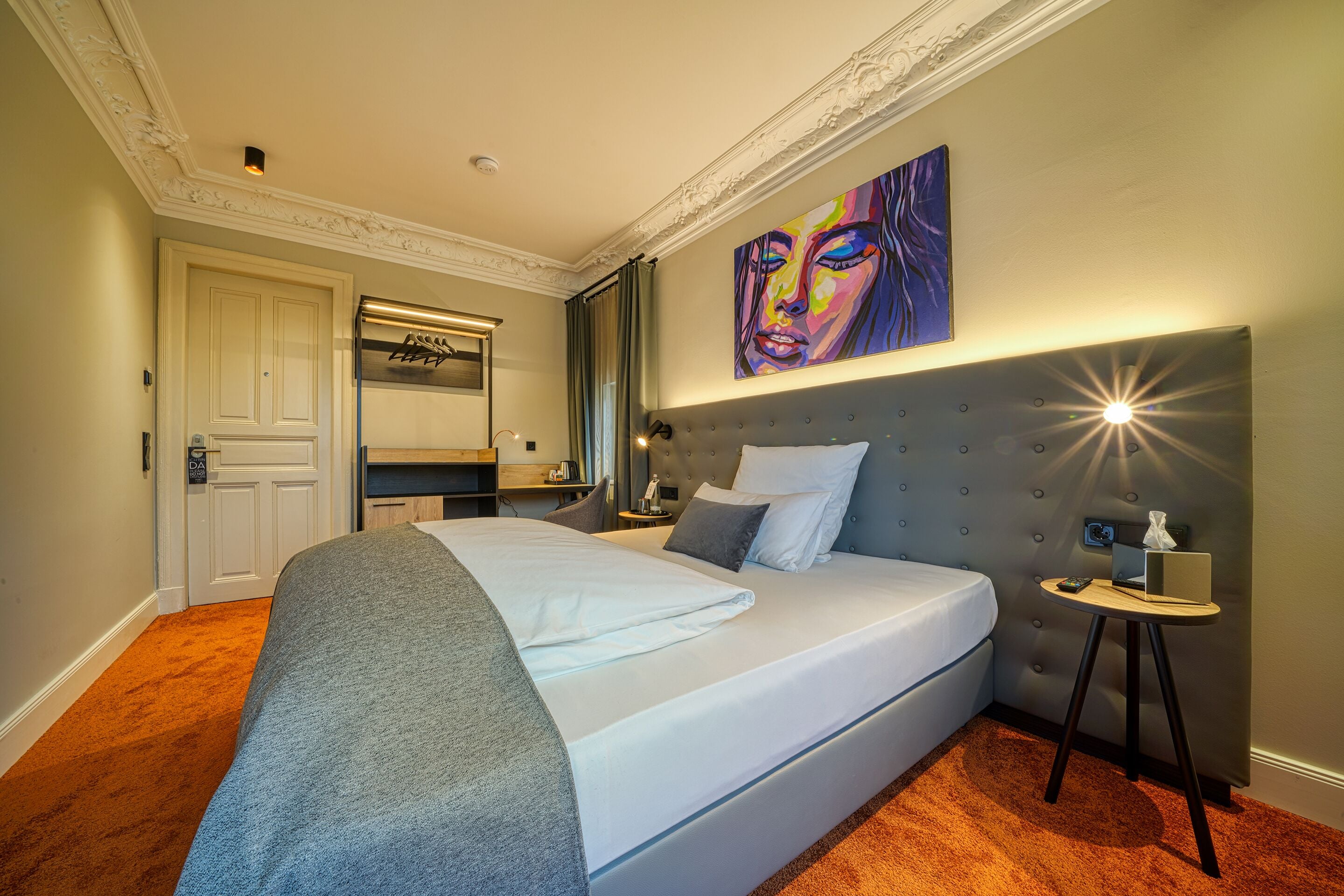 boutique double room | hypo-allergenic bedding, in-room safe, soundproofing, free wifi