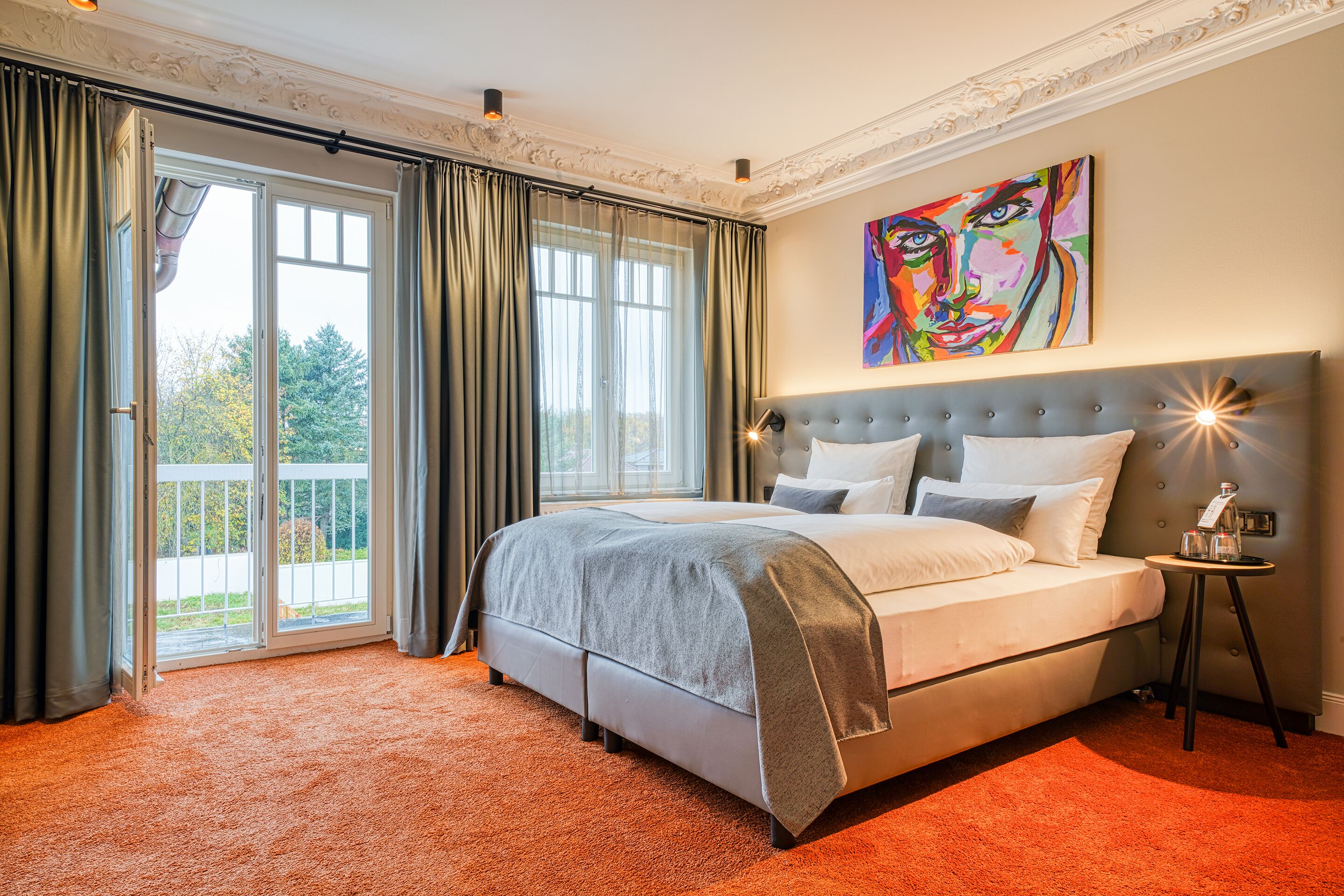 boutique double room | hypo-allergenic bedding, in-room safe, soundproofing, free wifi