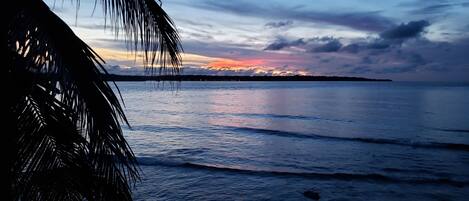 Blick von der Unterkunft