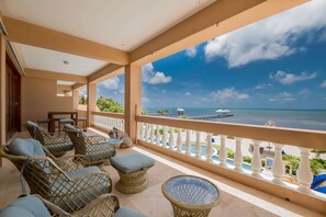 Family Condo, 3 Bedrooms, Sea View | Balcony - Hol Chan Reef Resort & Villas (San Pedro)