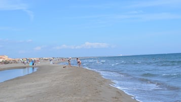 Tæt på stranden, liggestole