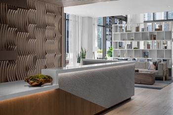 Reception area at Element by Marriott Miami Brickell