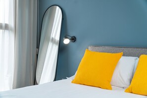 Appartamento Classic, 1 camera da letto, vista giardino | Biancheria da letto di alta qualità, con stile personalizzato