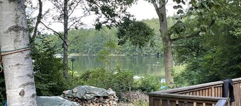 Vacation home directly on the lake, boat, sauna
