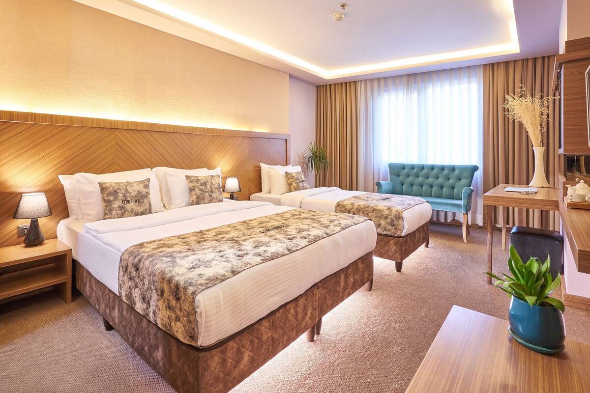 Minibar, in-room safe, blackout curtains, soundproofing