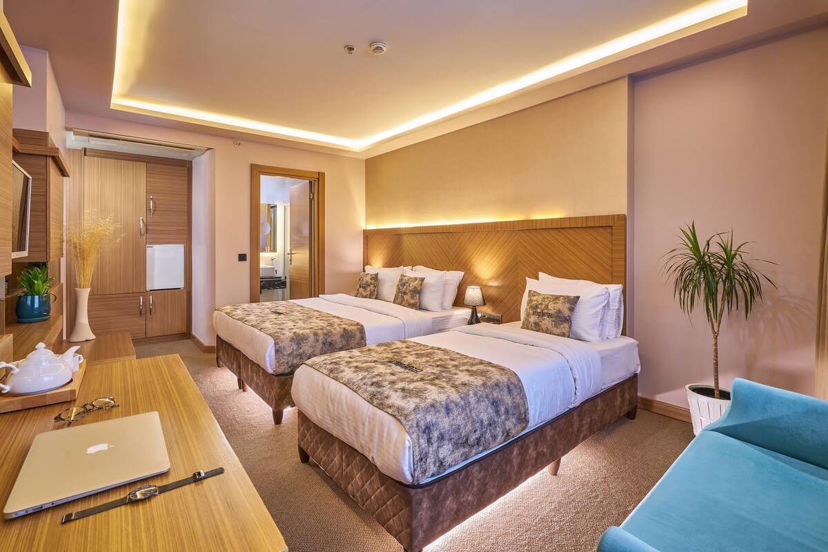 Minibar, in-room safe, blackout curtains, soundproofing