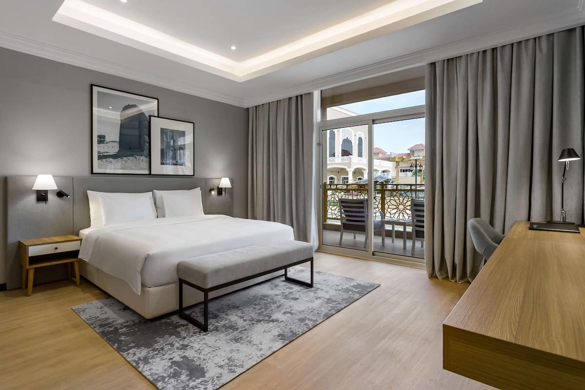 superior room | minibar, desk, laptop workspace, blackout curtains