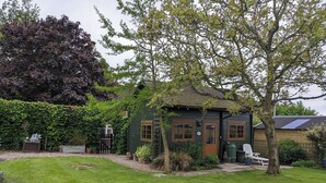 Cottage | Exterior - Rustic Log Cabin - Dog Friendly - Sleeps 2 - Views (Shrewsbury)