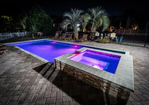 Udendørs pool, opvarmet pool