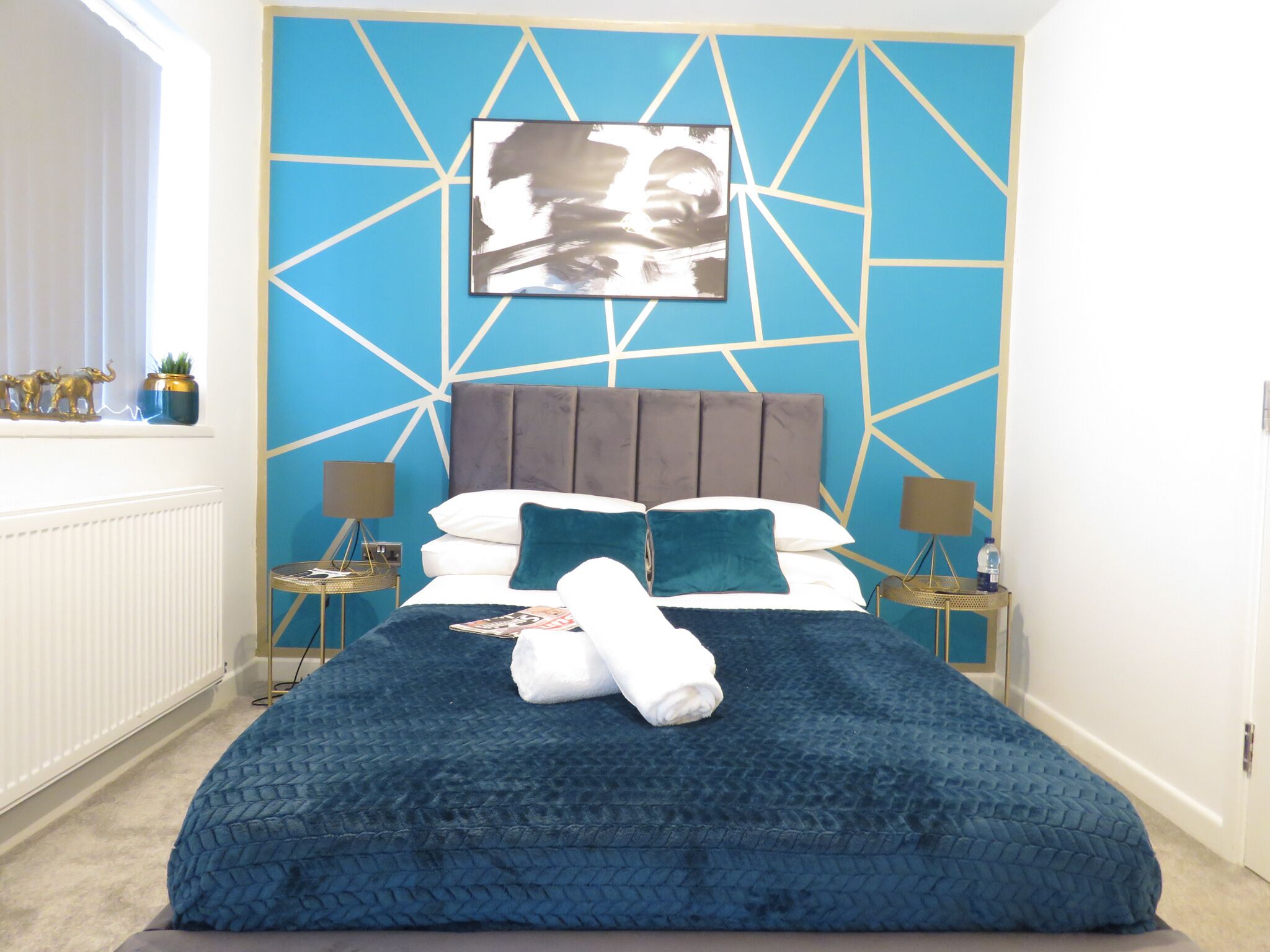 Habitación doble urbana | Escritorio y wifi gratis 