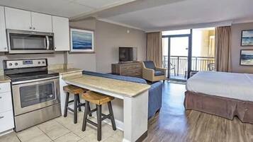 1 slaapkamer, een strijkplank/strijkijzer, gratis wifi, beddengoed