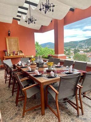 Apartamento luxo | Terraço/pátio