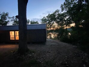 Exterior - 1000 Ft Quiet Lakefront w/ Kayaks, Fishing, Hiking Creek, Hunting & Private Dock (Roach)