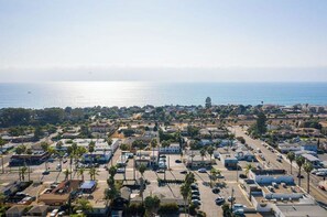 Stroll through the charming coastal town with breathtaking ocean views.