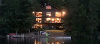 Private Sandy Beach with 125 feet of lake frontage