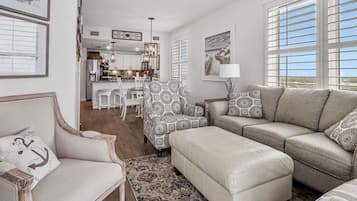 Smart TV, DVD player, books