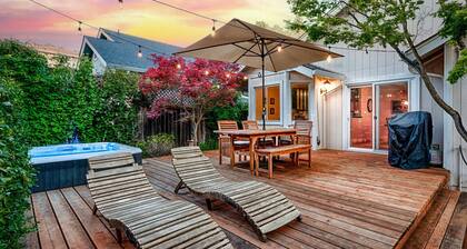 Spacious Oasis Hot Tub Backyard Garden 3BR/2BA