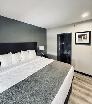 Down comforters, desk, laptop workspace, free WiFi