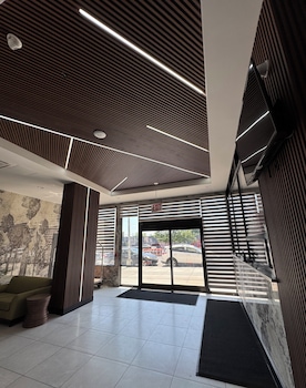 Hotel entrance and lobby at Capital Hotel