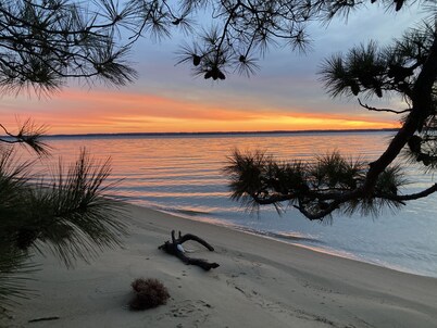 The River House at Whitestone: Pet Friendly, Secluded Private Beach, w/ Kayaks!
