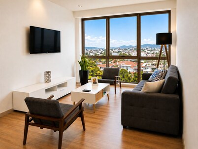 FIFA World Cup Beautifully furnished in a chic minimalist style 1 BR high speed internet
